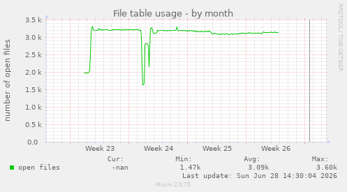 File table usage