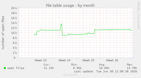 File table usage