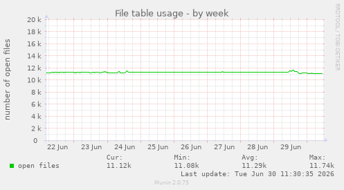 File table usage